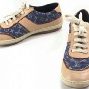 Louis Vuitton SHOES Blue Denim Monogram